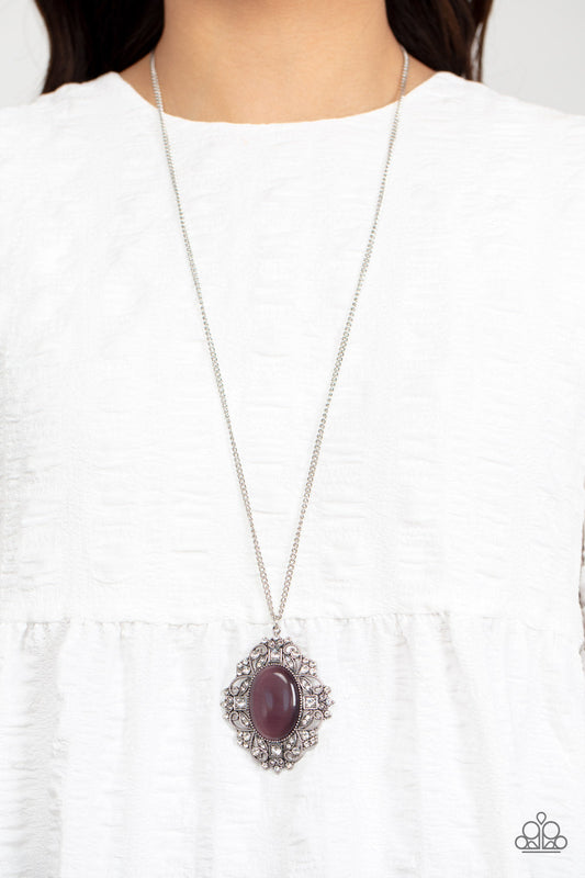 Dream Board Dazzle - Purple Necklace