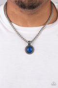 Pendant Dreams - Blue Mens Necklace