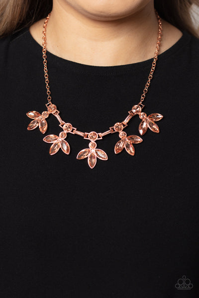Dauntlessly Debonair - Copper Necklace