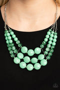 Flirtatiously Fruity - Green Necklace
